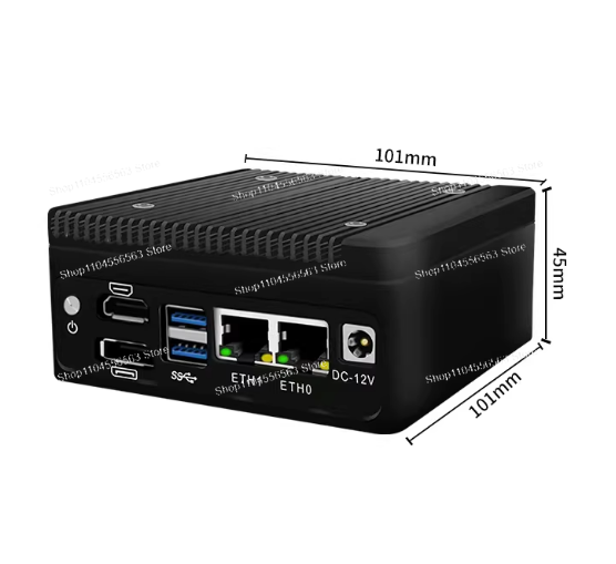 Fanless Mini PC Intel N100 Pro - Ddr5 Sodimm recension och pris