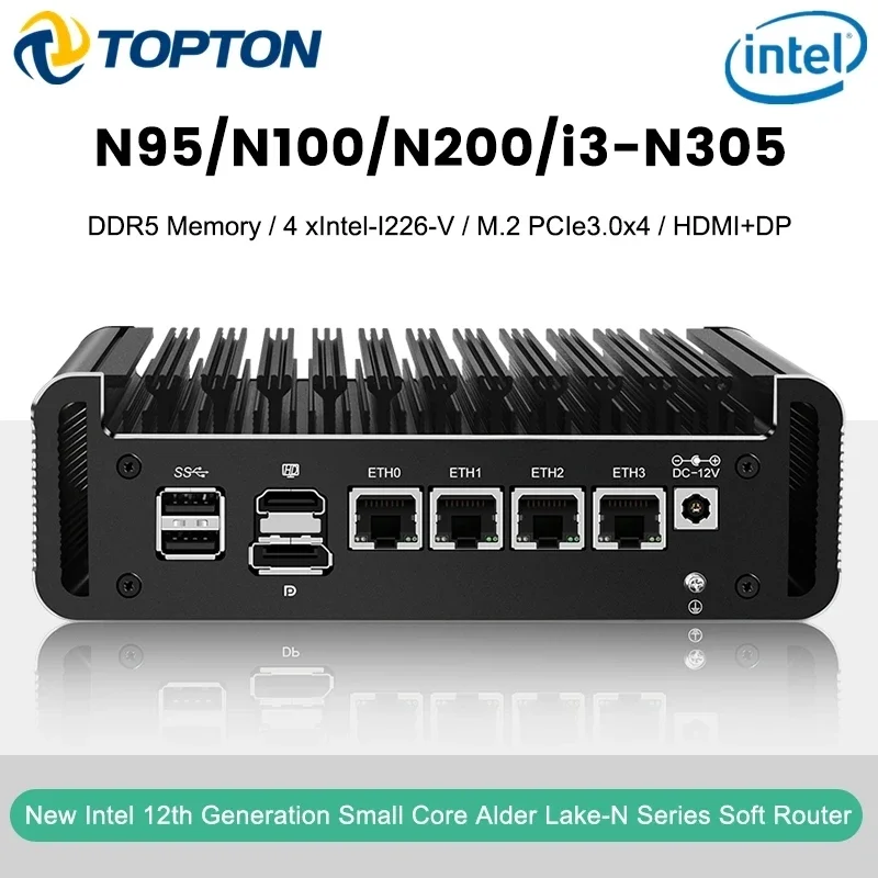 12th Gen Firewall Mini PC Alde - Ddr5 4800Mhz recension och pris