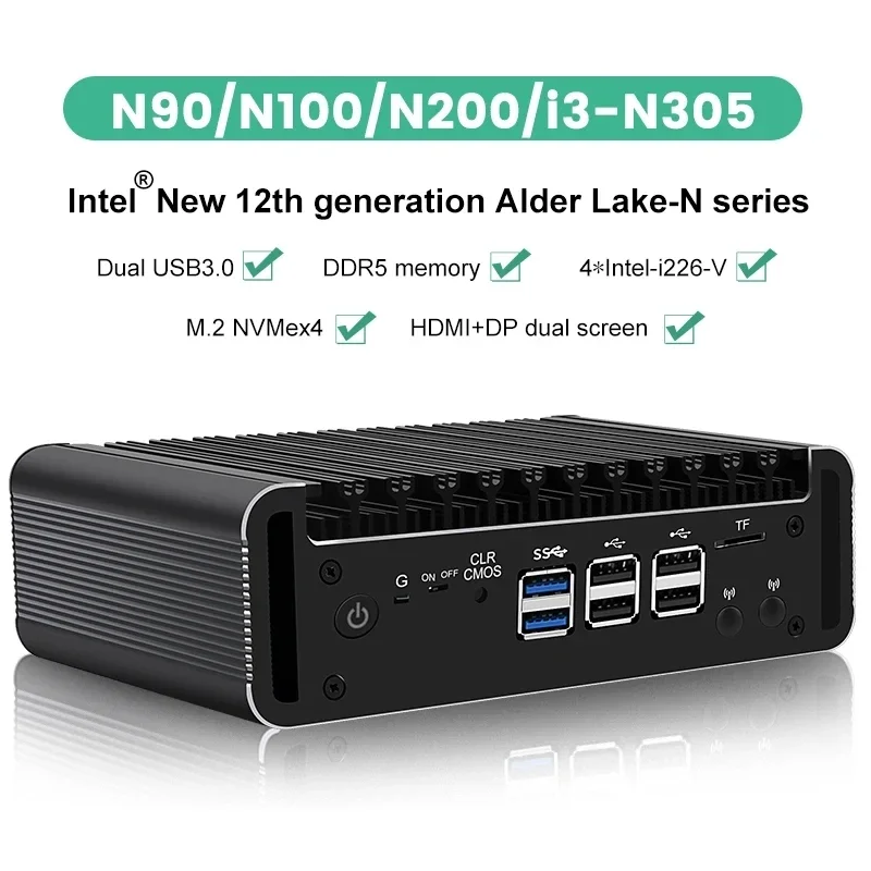 12th Gen Firewall Mini PC Alde - Ddr5 4800Mhz recension och pris