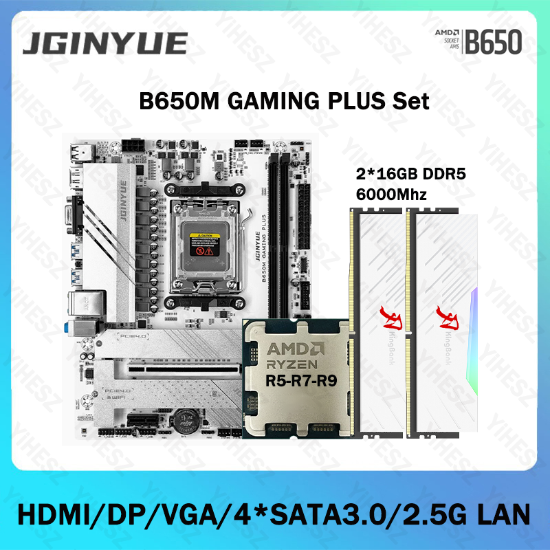 B650 Diy Gaming Computer Mothe - Ddr5 16Gb 6000Mhz recension och pris