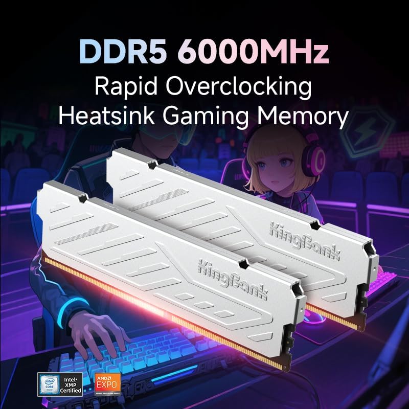 KingBank KJXS DDR5 RAM 8GB/16G - Ddr5 16Gb 6000Mhz recension och pris