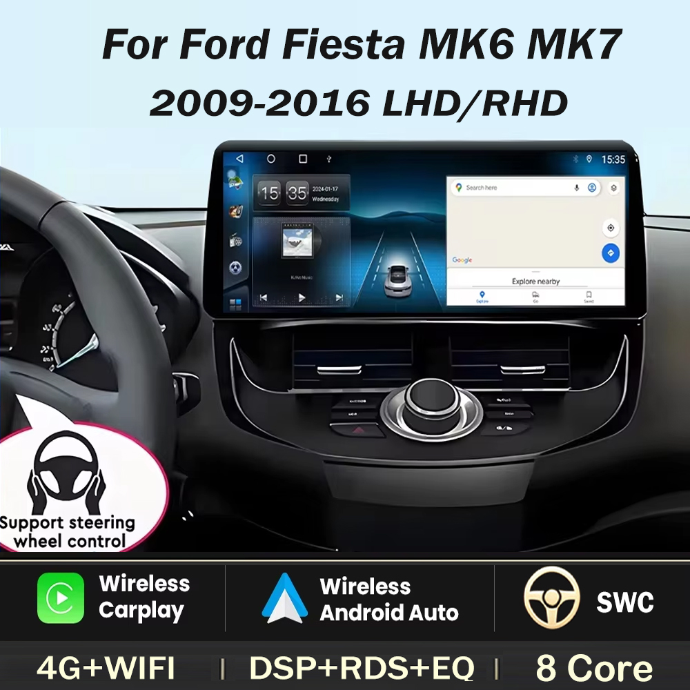 12.3 inch For Ford Fiesta MK6  - Ddr5 8Gb recension och pris
