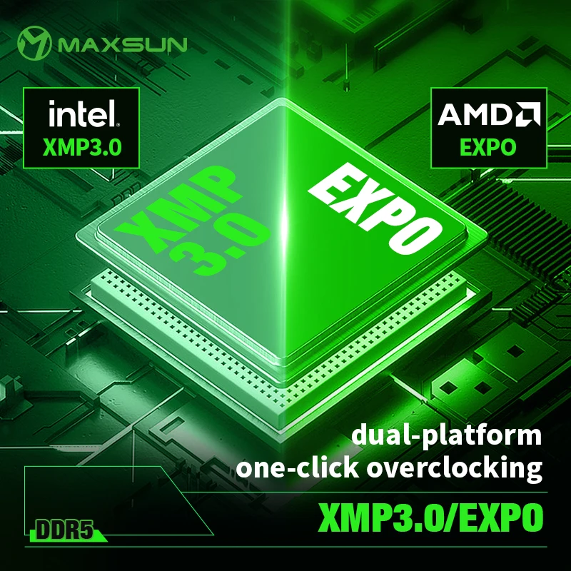MAXSUN Heatsink Memoria RAM DD - Ddr5 6000Mhz recension och pris