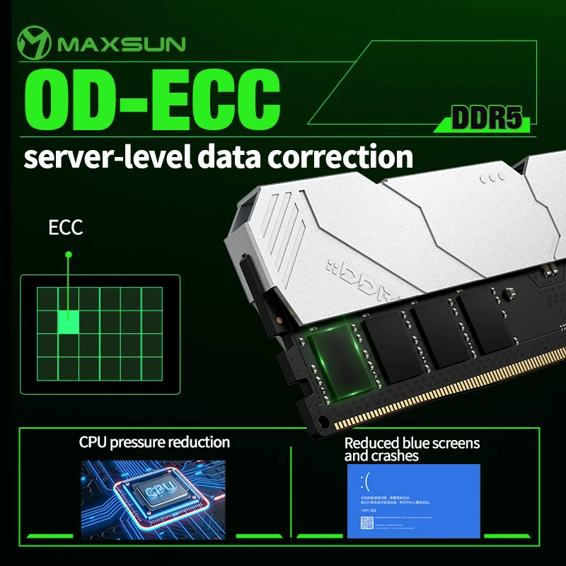 MAXSUN Heatsink Memoria RAM DD - Ddr5 6000Mhz recension och pris