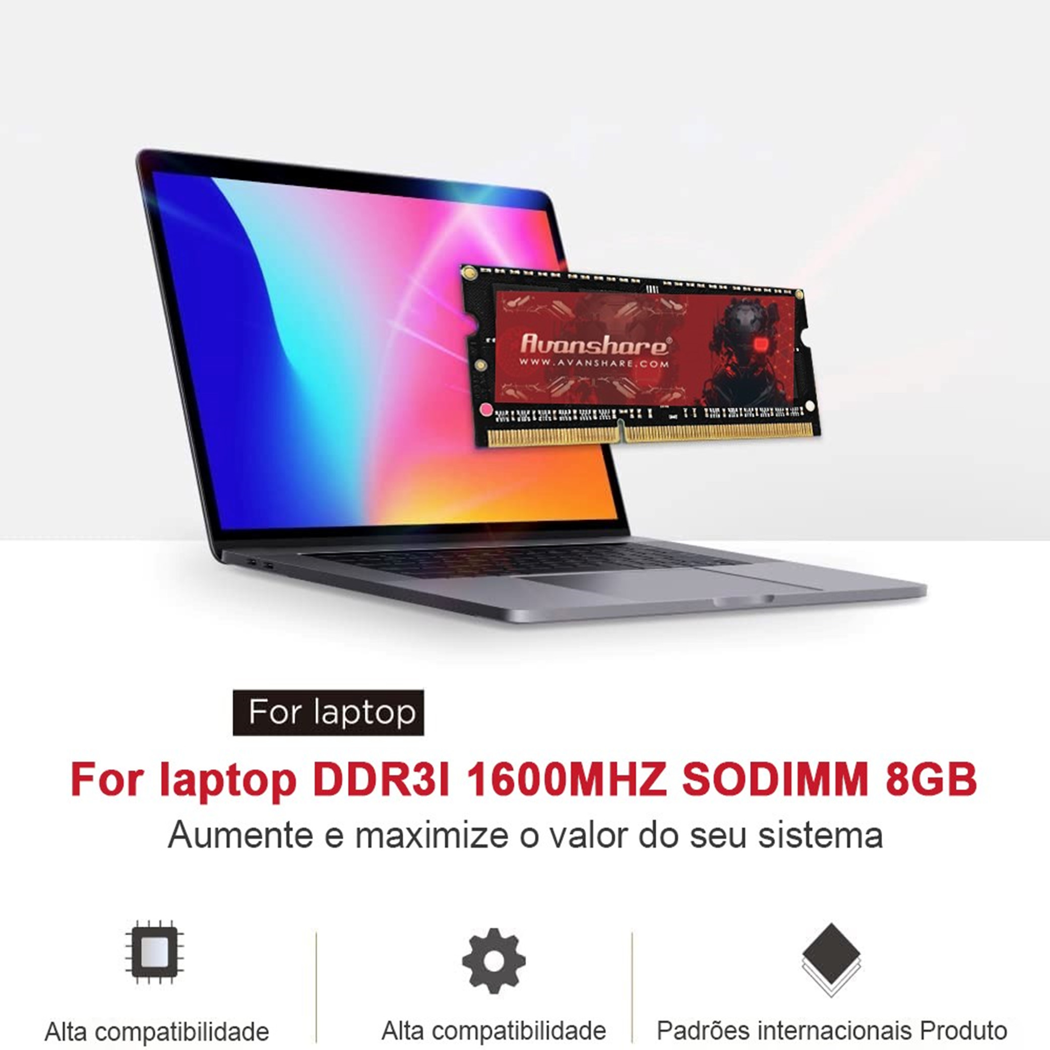 Avanshare Ram Memory DDR5 DDR4 - Ddr5 8Gb recension och pris