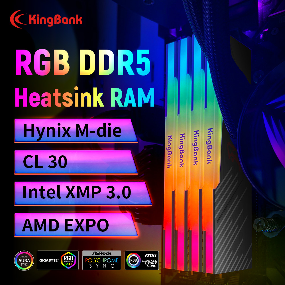 KingBank KRRB DDR5 RGB SoarBla - Ddr5 6000Mhz recension och pris