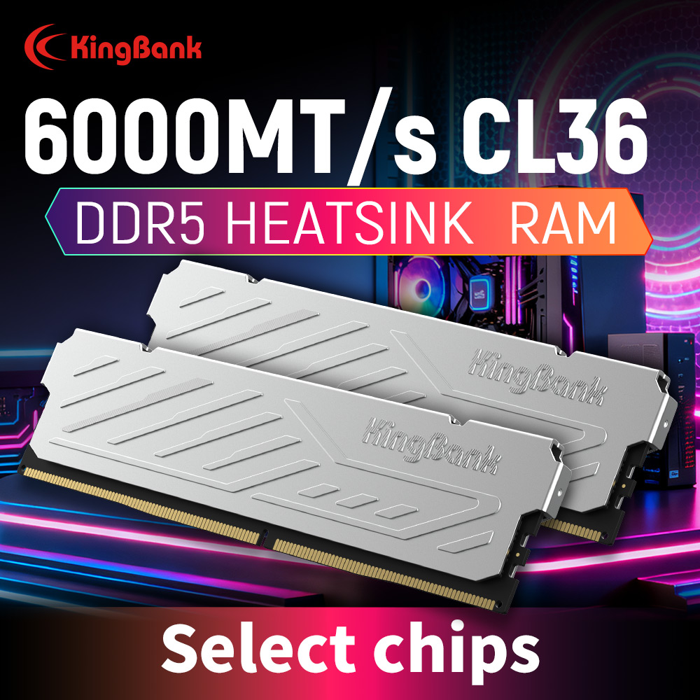 KingBank KJXS DDR5 RAM 16GB /  - Ddr5 16Gb 6000Mhz recension och pris