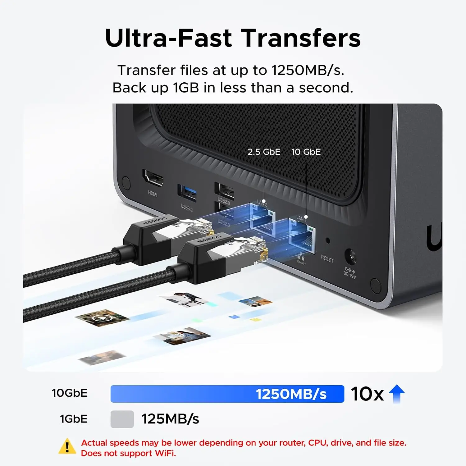 UGREEN NAS DXP4800 Plus 4-Bay  - Ddr5 8Gb recension och pris