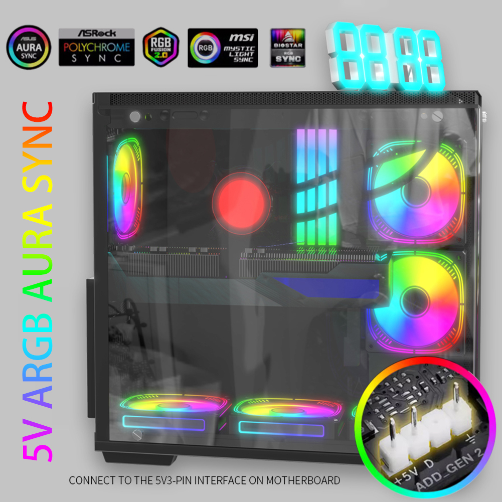 ARGB DDR Memory RAM Cooler wit - Ddr5 Rgb Ram recension och pris