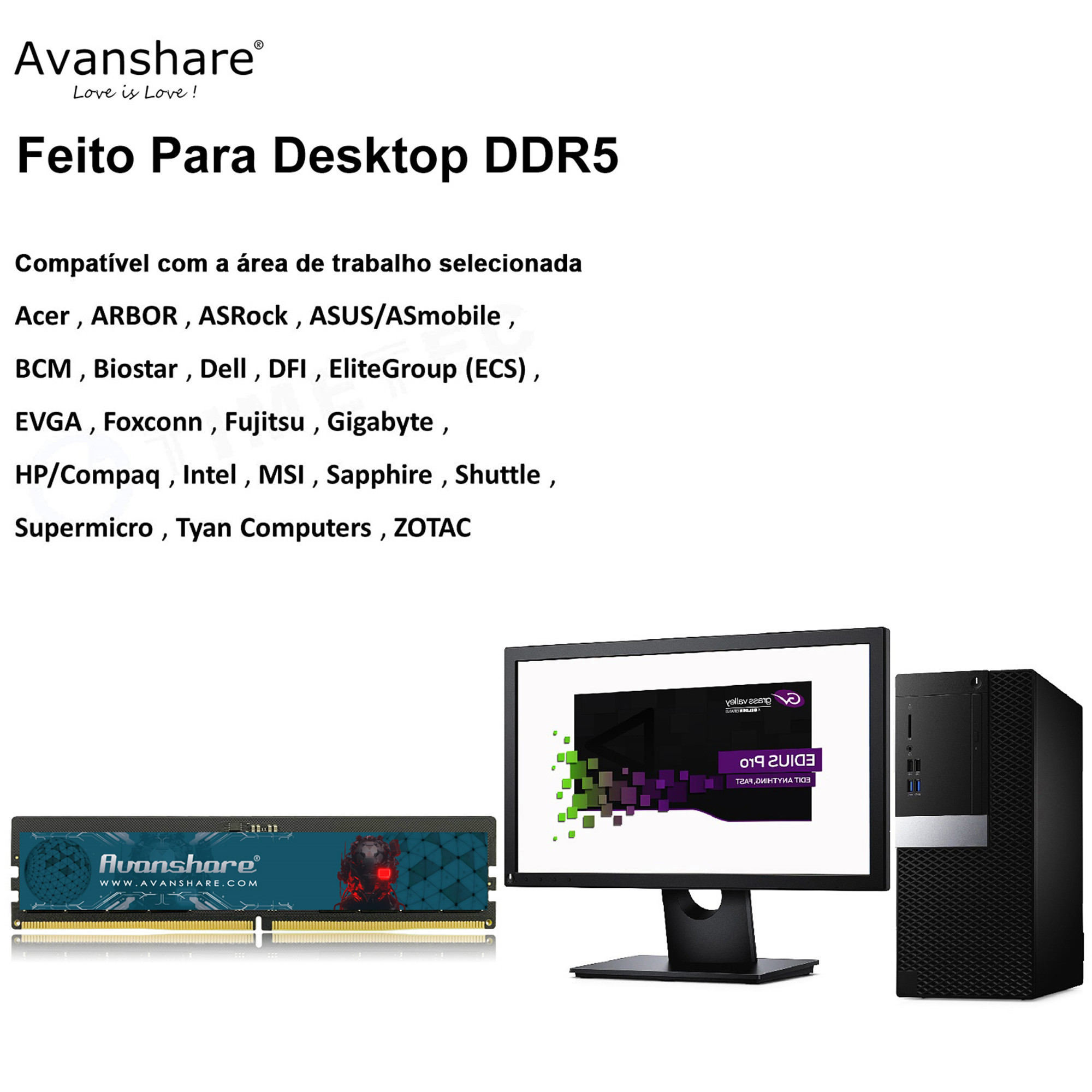 Avanshare Ram Memoria DDR5 DDR - Ddr5 4800Mhz recension och pris