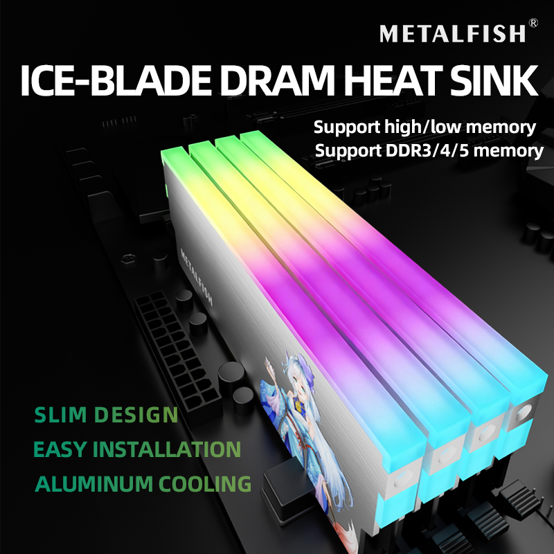 METALFISH DRAM Heatsink 5V-3PI - Ddr5 Memory recension och pris