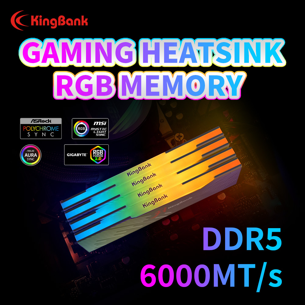 KingBank KRRB DDR5 RGB 16GB /1 - Ddr5 6000Mhz recension och pris