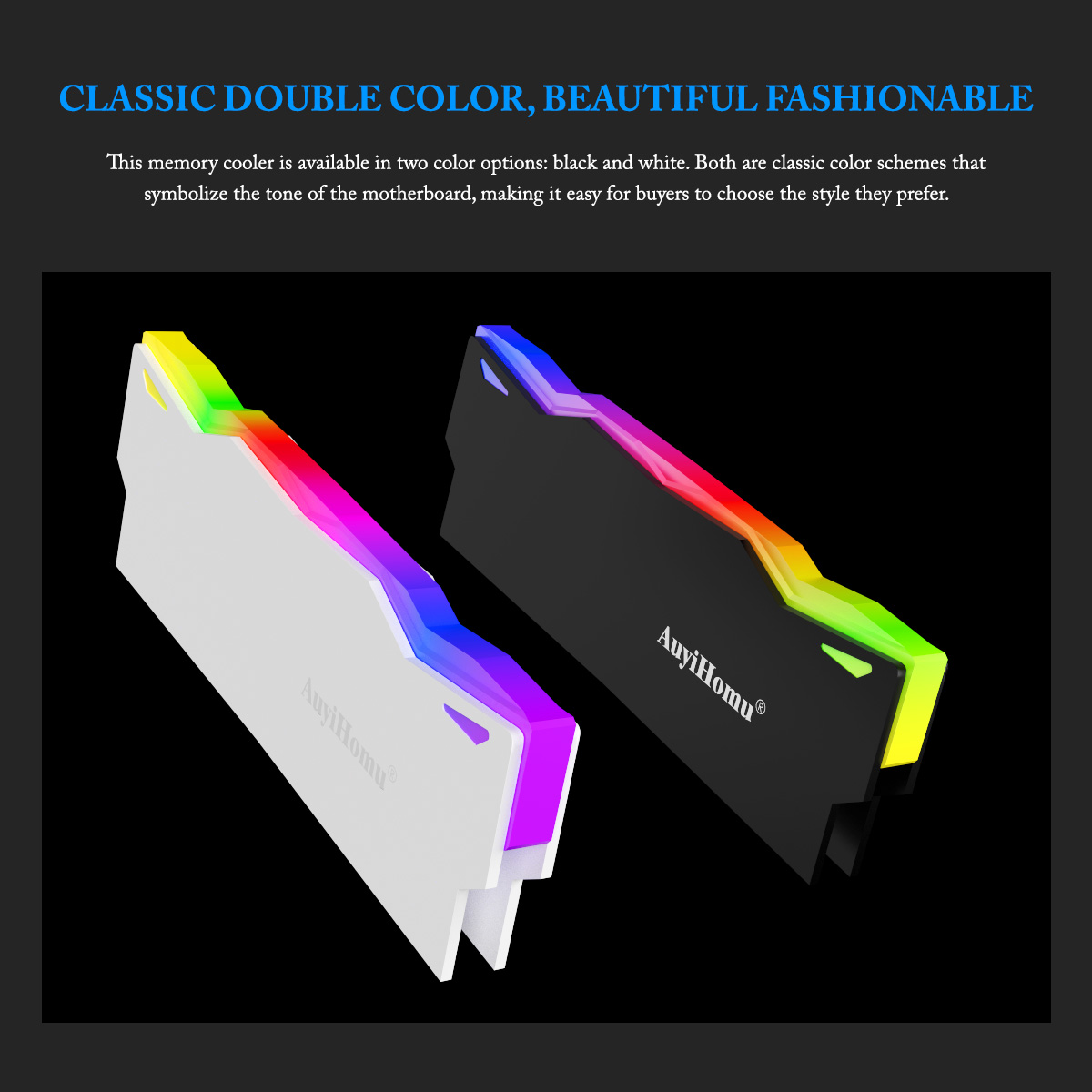 AuyiHomu RGB Heatsink, 5V 3Pin - Ddr5 Memory recension och pris