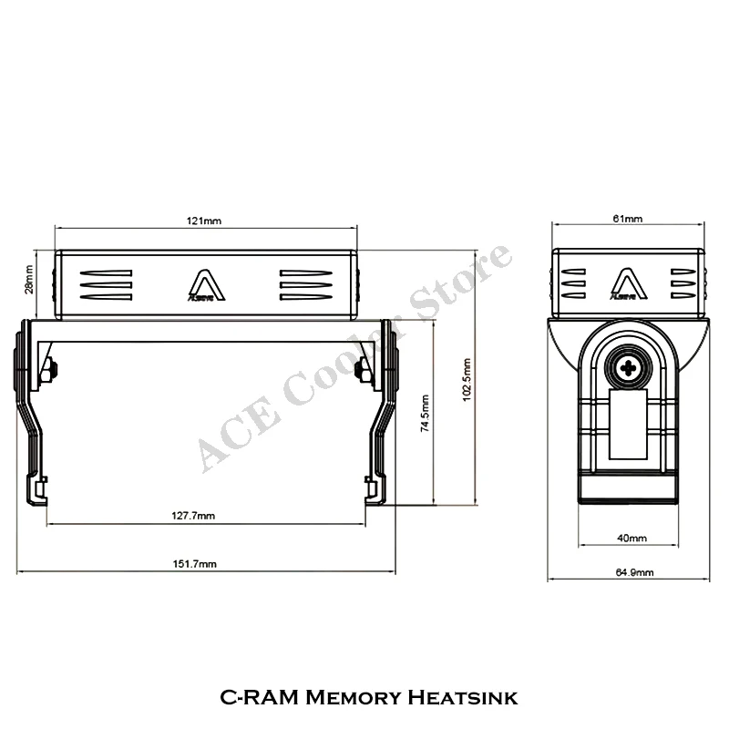 Alseye Memory RAM Cooler for D - Ddr5 Rgb Ram recension och pris